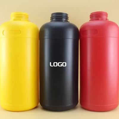 ภาชนะพลาสติก HDPE ขนาด 1000 มล. ขวดสารเคมีพลาสติกเปล่าพร้อมฝาเกลียวพลาสติก