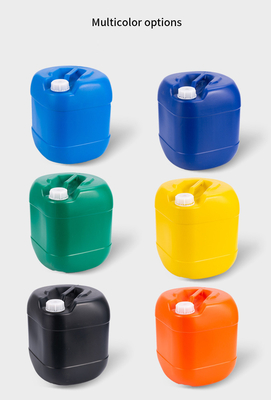 ภาชนะพลาสติก HDPE สี่เหลี่ยมจัตุรัส 25 ลิตรถังพลาสติก HDPE สำหรับอุตสาหกรรมเคมี