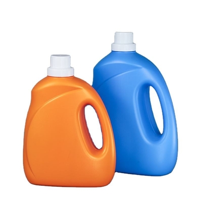 ขวดผงซักฟอกพลาสติก HDPE ขวดน้ำยาซักผ้าพร้อมฝาพลาสติก