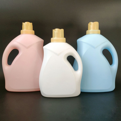 ขวดผงซักฟอกเปล่ารีไซเคิลวัสดุ HDPE สำหรับน้ำยาปรับผ้านุ่ม