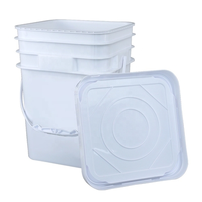 ISO 9001 5 Gallon Chemical Containers ถังสีขาว 141*103*120mm