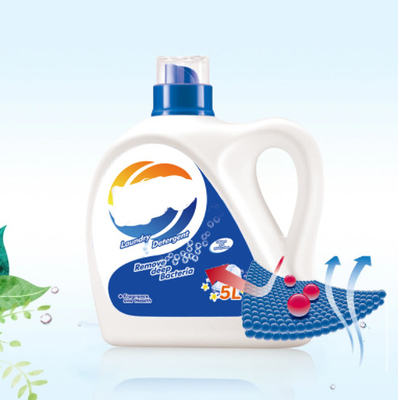 ขวดน้ำยาซักผ้า 5L ฝาเกลียว ภาชนะบรรจุแบบเติมซ้ำได้