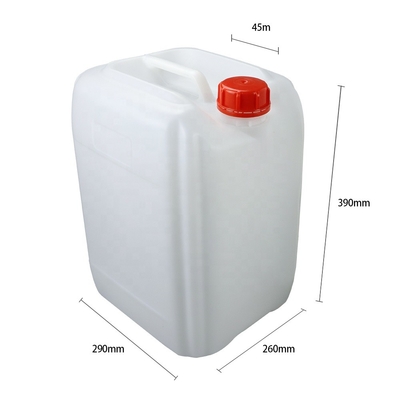 Calibre 47mm White Square HDPE ถังน้ำพลาสติก 20 ลิตร 450g