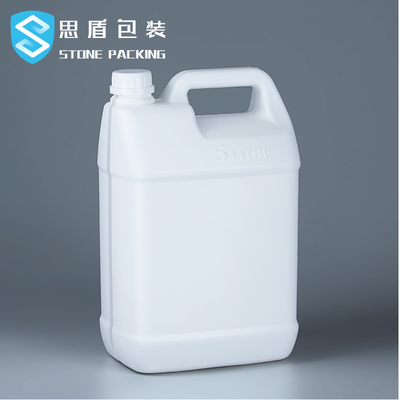 128 Fl Oz สีขาว HDPE พลาสติก Square 5 Gallon Bucket 220g OEM
