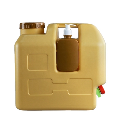 1.3KG Rectangle 5 Gallon Camping ถังเก็บน้ำทนต่อการกัดกร่อน