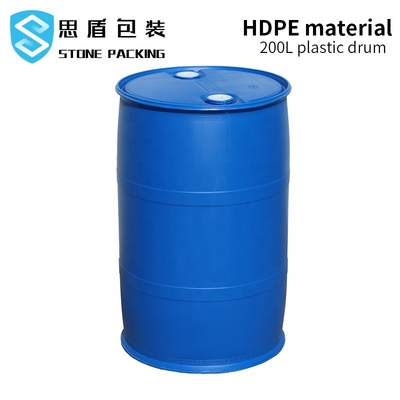 SIDUN ถังพลาสติก HDPE 200L ปิดผนึกด้วยสารเคมี 590*590mm