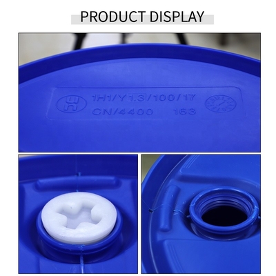 SIDUN ถังพลาสติก HDPE 200L ปิดผนึกด้วยสารเคมี 590*590mm
