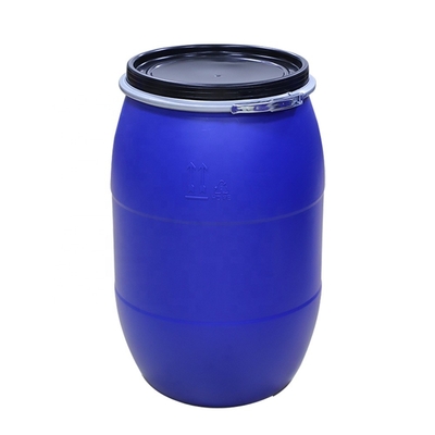 ถังบรรจุพลาสติกพลาสติก HDPE สีน้ำเงินสำหรับขนส่งของเหลว 160 ลิตร