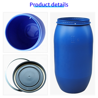 บรรจุภัณฑ์เคมีพลาสติกโลหะ HDPE PP ปิดผนึกอย่างแน่นหนา 150L ถังพลาสติก