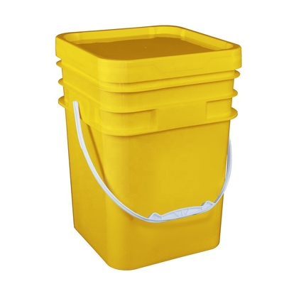 ISO 9001 5 Gallon Chemical Containers ถังสีขาว 141*103*120mm