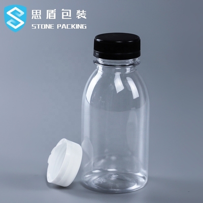 ผลิตภัณฑ์เครื่องใช้ในครัวเรือน 34mm ขวดพลาสติก PET พลาสติกใส 250ml 28g