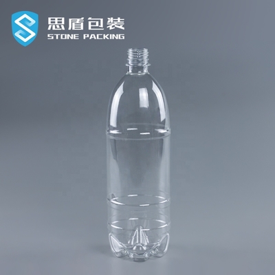 1250ml 22mm เปล่า Pepsi PET สกรูขวดพลาสติกด้านบนสำหรับเครื่องดื่มนม