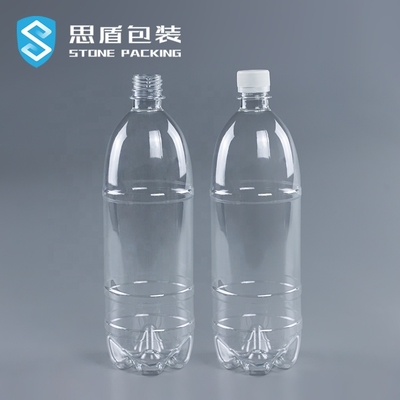 1250ml 22mm เปล่า Pepsi PET สกรูขวดพลาสติกด้านบนสำหรับเครื่องดื่มนม