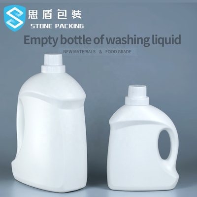ฝาเกลียว 60 มม. HDPE ขวดน้ำยาซักผ้าเปล่า 2 กก. 5 กก.