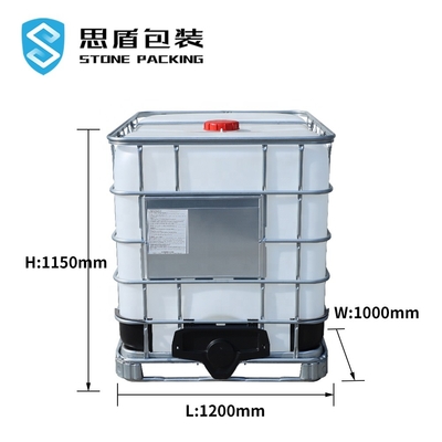 HDPE Metal Chemical Square Tank 1000 Ltr น้ำหนักเมื่อทดค่า 56kg