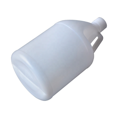 ภาชนะบรรจุสารเคมี HDPE รอบ 1 แกลลอนโปร่งแสง 3.8 ลิตรพร้อมที่จับ