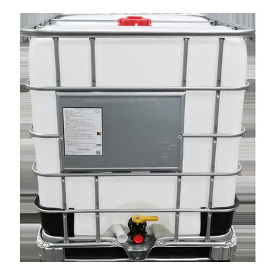 ถังเคมี IBC สีขาว HDPE 300 Gallon Chemical Tote