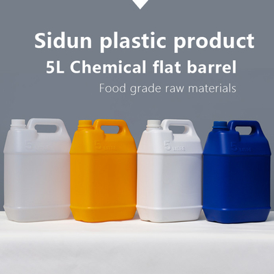 เคมีภัณฑ์อิเล็กทรอนิกส์ขวดพลาสติกพร้อมที่จับ 5L พลาสติก Jerry Can Leakproof